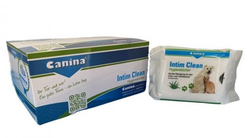 Canina Pharma Intim Clean Tücher  Display (4 x 25 Stk)