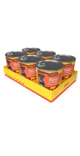 JosiDog Dose Beef & Carrot in Sauce 830g (Menge: 6 je Bestelleinheit)