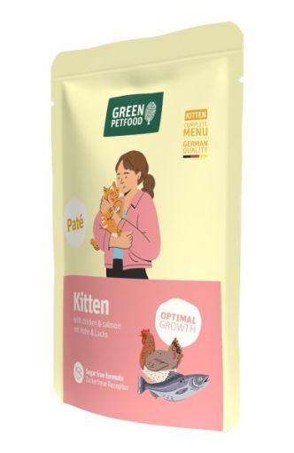 Green Petfood Cat Paté Kitten 85g (Menge: 8 je Bestelleinheit) Green Petfood Cat Paté Kitten 85g (Menge: 8 je Bestelleinheit)