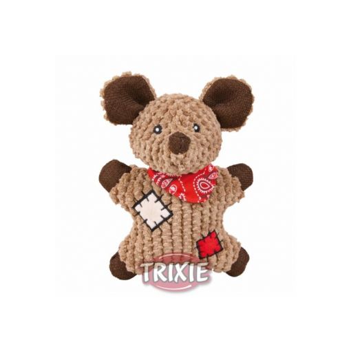 Trixie Maus mit Flicken, Stoff 19 cm