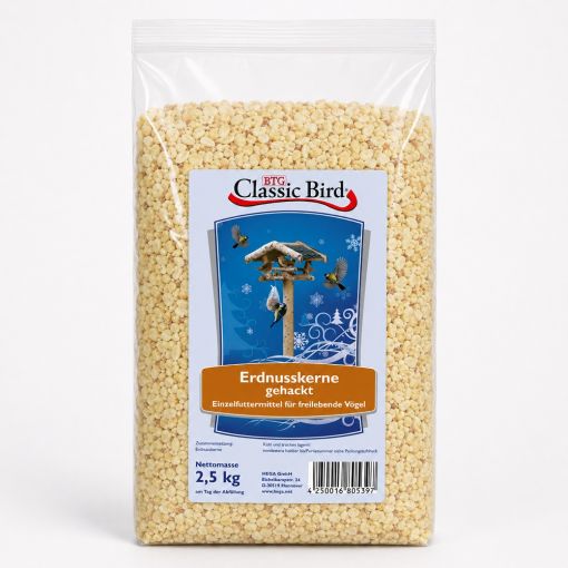Classic Bird Erdnusskerne gehackt 2,5 kg (Menge: 4 je Bestelleinheit)