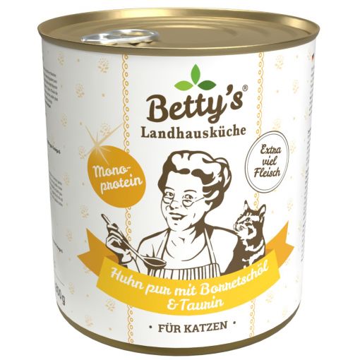 Betty`s Landhausküche Huhn pur 800g (Menge: 6 je Bestelleinheit) Betty`s Landhausküche Huhn pur 800g (Menge: 6 je Bestelleinheit)