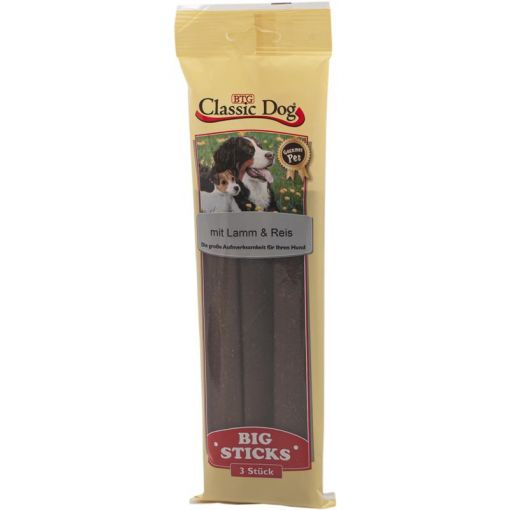 Classic Dog Snack Big Sticks Lamm & Reis 3er Pack (Menge: 16 je Bestelleinheit)