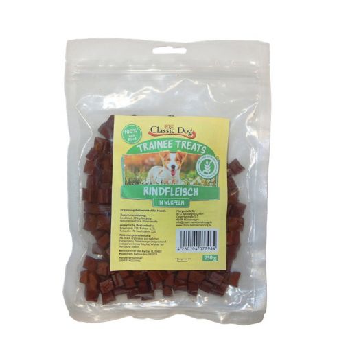 Classic Dog Trainee Treats Rindfleischw&uuml;rfel 250g