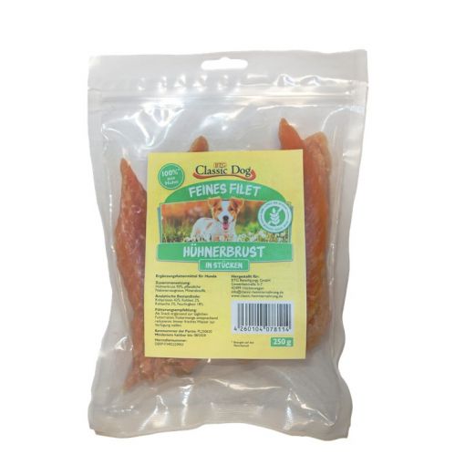 Classic Dog Feines Filet H&uuml;hnerbrustfilets 250g