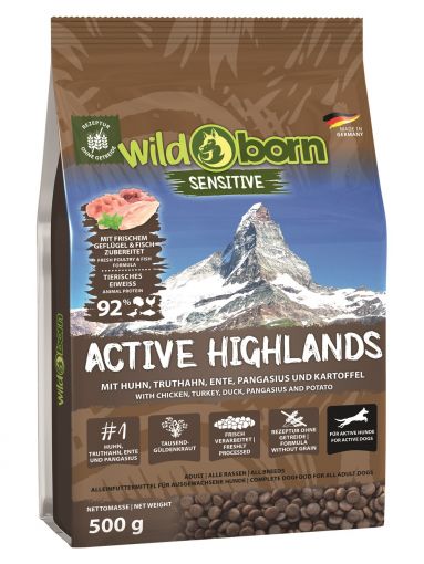 Wildborn Active Highlands 500g