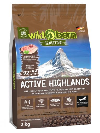Wildborn Active Highlands 2kg