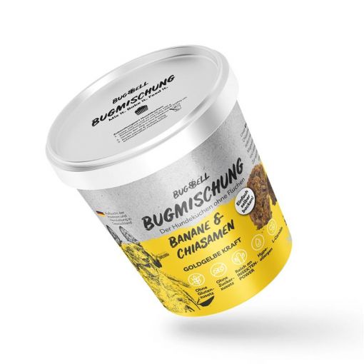 BugBell BugMischung Goldgelbes Kraftpaket Banane & Chiasamen 100g