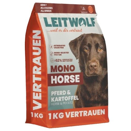 Leitwolf Mono Adult Pferd & Kartoffel 1 kg