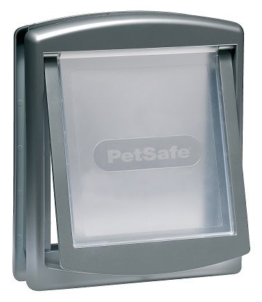 PetSafe 2-Wege Haustiertür Original M silber