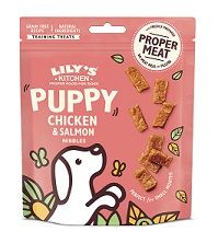 Lilys Kitchen Dog Treats Chicken & Salmon Nibbles for Puppies 70g (Menge: 8 je Bestelleinheit)