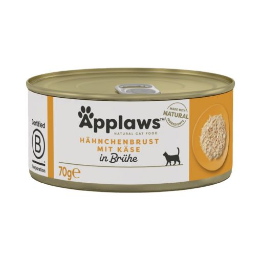 Applaws Cat Nassfutter Dose Hühnchenbrust & Käse 70 g (Menge: 24 je Bestelleinheit)