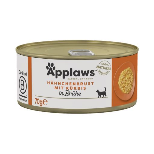 Applaws Cat Nassfutter Dose Huhn & Kürbis 70g (Menge: 24 je Bestelleinheit)