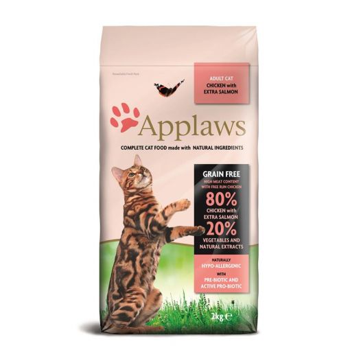 Applaws Cat Trockenfutter Hühnchen & Lachs 2 kg