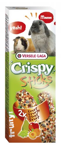 Versele Crispy Sticks Kaninchen-Meerschweinchen Obst 110 g (Menge: 8 je Bestelleinheit) Versele Crispy Sticks Kaninchen-Meerschweinchen Obst 110 g (Menge: 8 je Bestelleinheit)