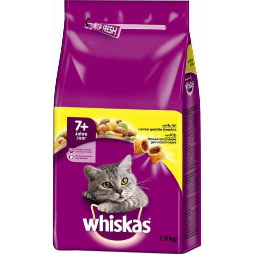 Whiskas Trocken Senior mit Huhn 1,9kg