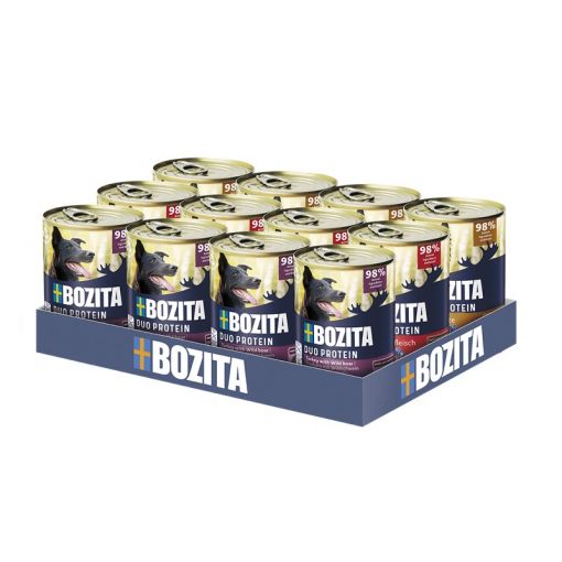 Bozita Dog Dose Pate Mix Tray 12x400g Bozita Dog Dose Pate Mix Tray 12x400g