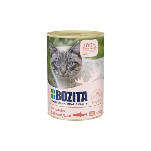 Bozita Cat Paté mit Lachs 400 g (Menge: 6 je Bestelleinheit)