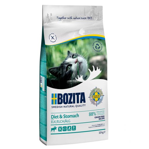 Bozita Diet & Stomach Grain free mit Elch 10 kg