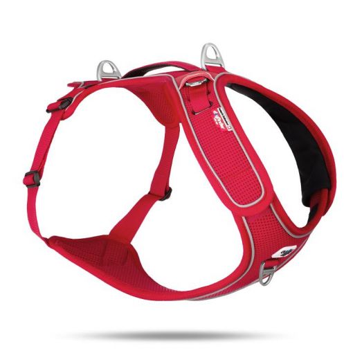 Curli Belka Geschirr Adjustable Neck Red XL Curli Belka Geschirr Adjustable Neck Red XL