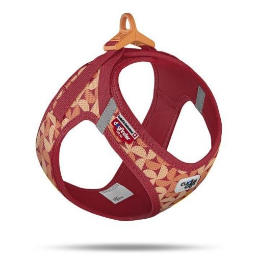 Curli Clasp Vest Geschirr LE26 SemiCircle Rot XS Curli Clasp Vest Geschirr LE26 SemiCircle Rot XS