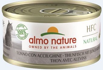 Almo Nature HFC Natural Thunfisch mit Jungsardellen 70g (Menge: 24 je Bestelleinheit)