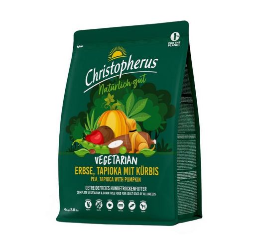 Christopherus Vegetarian Erbse, Tapioka mit Kürbis 4kg