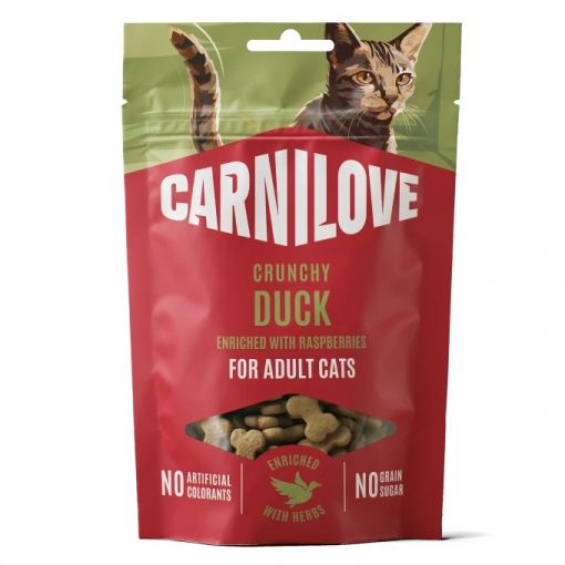 Carnilove Cat Crunchy Snack Duck with Raspberry 50g Carnilove Cat Crunchy Snack Duck with Raspberry 50g