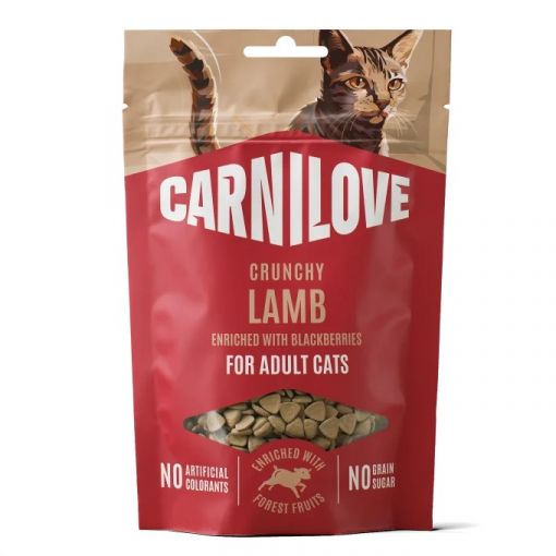 Carnilove Cat Crunchy Snack Lamb & Blackberry 50g Carnilove Cat Crunchy Snack Lamb & Blackberry 50g