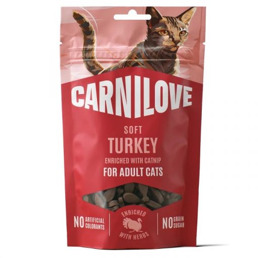 Carnilove Cat Soft Snack Turkey with Catnip 50g Carnilove Cat Soft Snack Turkey with Catnip 50g