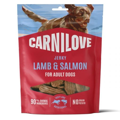 Carnilove Dog Snack Jerky Lamb & Salmon 100g Carnilove Dog Snack Jerky Lamb & Salmon 100g