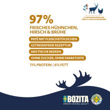 Bozita Purely Paté mit Huhn & Hirsch 370 g (Menge: 6 je Bestelleinheit)