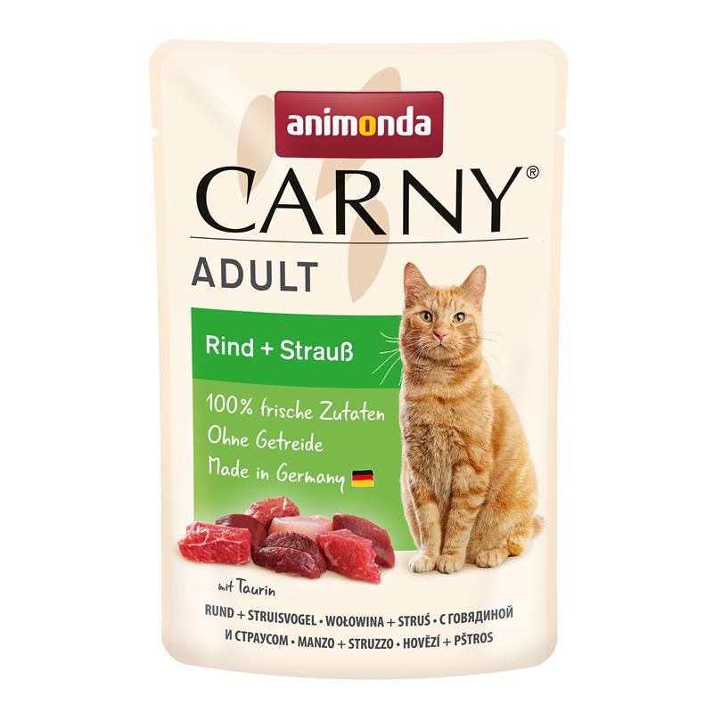 Animonda Carny Adult Rind & Strauß 85g