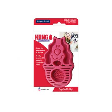 KONG Zoom Groom Raspberry Large KONG Zoom Groom Raspberry Large