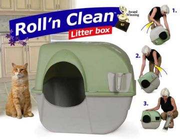 Katzentoilette Roll n Clean braun/grau Katzentoilette Roll n Clean braun/grau