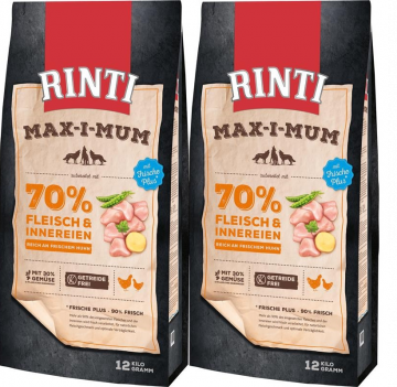 Rinti Max-i-mum Huhn 2 x 12 kg Sparpaket Rinti Max-i-mum Huhn 2 x 12 kg Sparpaket