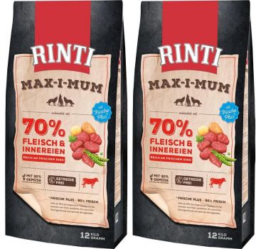 Rinti Max-i-mum Rind 2 x 12 kg Sparpaket Rinti Max-i-mum Rind 2 x 12 kg Sparpaket