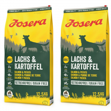 Josera Lachs & Kartoffel 2 x 12,5 kg Sparpaket Josera Lachs & Kartoffel 2 x 12,5 kg Sparpaket