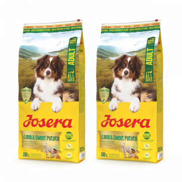 Josera Lamb & Sweet Potato 2 x 12,5 kg Sparpaket Josera Lamb & Sweet Potato 2 x 12,5 kg Sparpaket