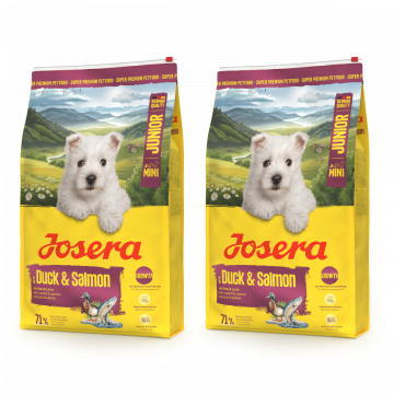Josera Duck & Salmon Mini Junior 2 x 10 kg Sparpaket