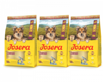 Josera Salmon Mini Senior 3 x 3 kg Sparpaket