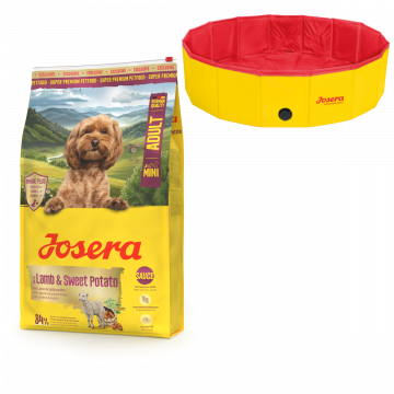 Josera Lamb & Sweet Potato Mini Adult 10 kg + Hundepool 120x30 cm gratis