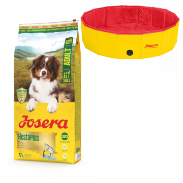 Josera FiestaPlus 12,5 kg + Hundepool 120x30 cm gratis