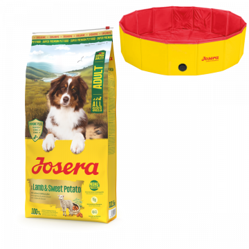 Josera Lamb & Sweet Potato 12,5 kg + Hundepool 120x30 cm gratis