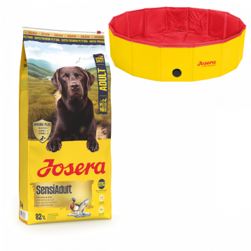 Josera SensiAdult Medi/Maxi 12,5 kg + Hundepool 120x30 cm gratis