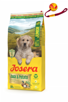 Josera Ente & Kartoffel Junior 12,5 kg + Wurfball gratis Josera Ente & Kartoffel Junior 12,5 kg + Wurfball gratis