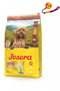 Josera Hering Mini Adult 10 kg + Wurfball gratis