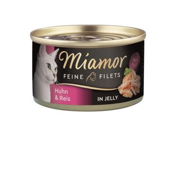 Miamor Dose Feine Filets Huhn & Reis 100 g (Menge: 24 je Bestelleinheit) Miamor Dose Feine Filets Huhn & Reis 100 g (Menge: 24 je Bestelleinheit)