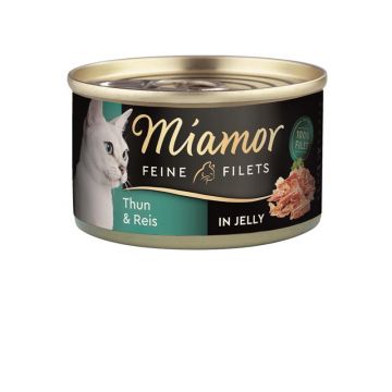 Miamor Dose Feine Filets Heller Thunfisch & Reis 100 g (Menge: 24 je Bestelleinheit) Miamor Dose Feine Filets Heller Thunfisch & Reis 100 g (Menge: 24 je Bestelleinheit)