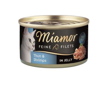Miamor Dose Feine Filets Heller Thunfisch & Shrimps 100 g (Menge: 24 je Bestelleinheit) Miamor Dose Feine Filets Heller Thunfisch & Shrimps 100 g (Menge: 24 je Bestelleinheit)